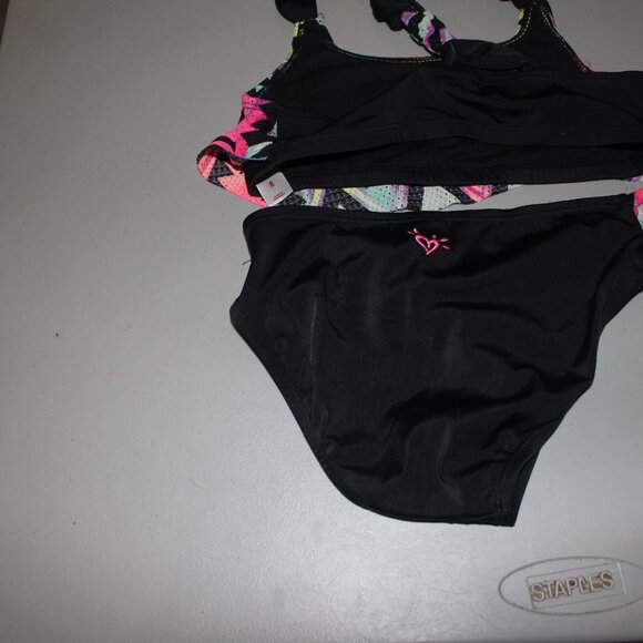 Multi Color 2 Pcs Justuce Bikini Swimsuit Size 8 - Picture 8 of 9